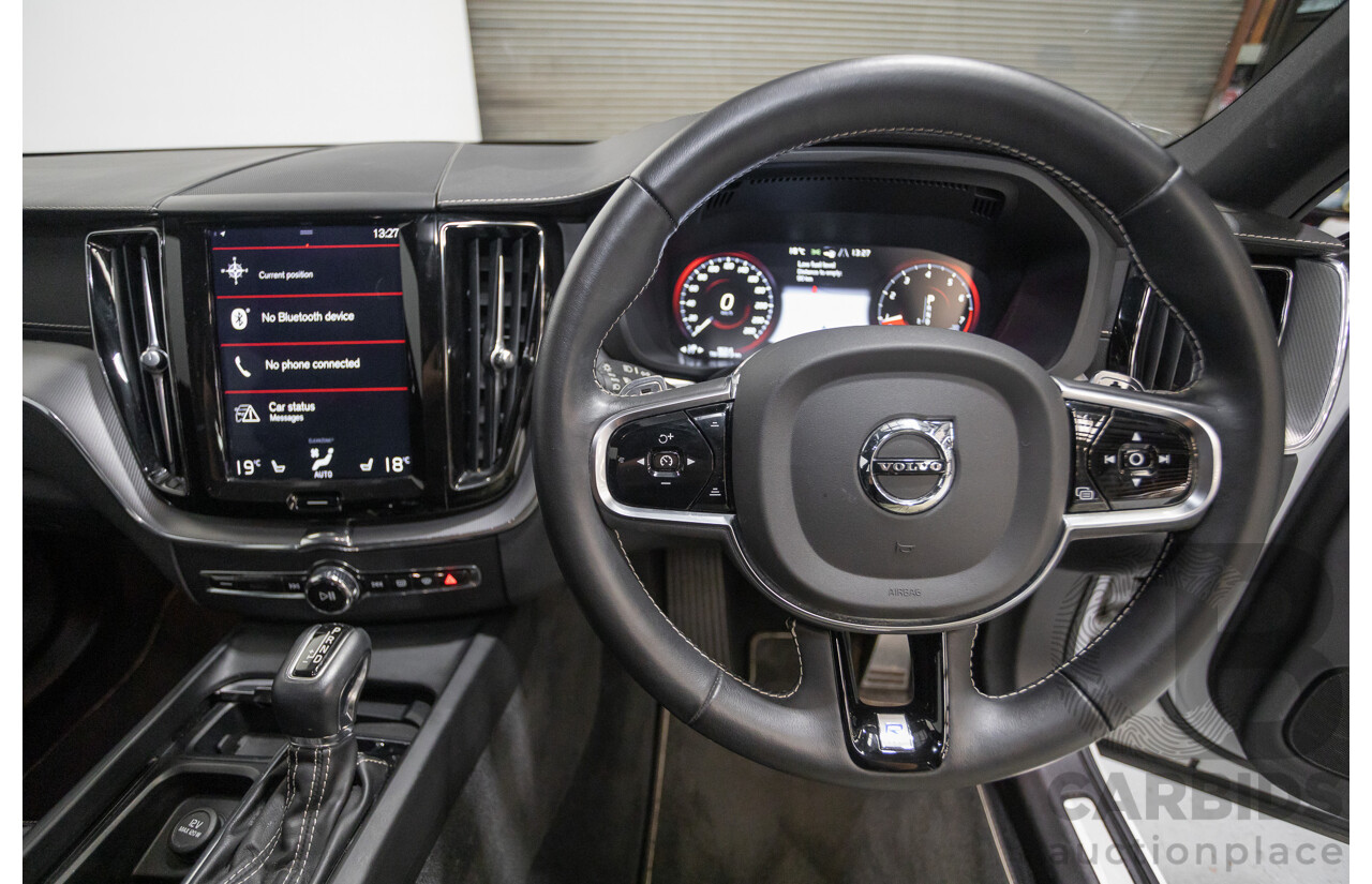 3/2020 Volvo XC60 T6 R-Design (AWD) 246 MY20 4d Wagon Crystal White Pearl Turbo & Supercharged 2.0L