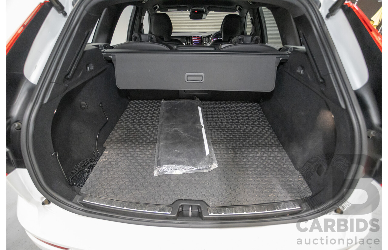 3/2020 Volvo XC60 T6 R-Design (AWD) 246 MY20 4d Wagon Crystal White Pearl Turbo & Supercharged 2.0L