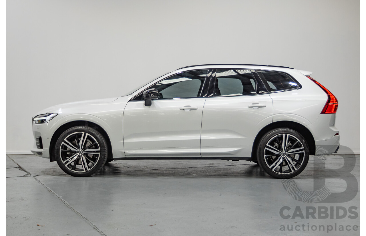 3/2020 Volvo XC60 T6 R-Design (AWD) 246 MY20 4d Wagon Crystal White Pearl Turbo & Supercharged 2.0L