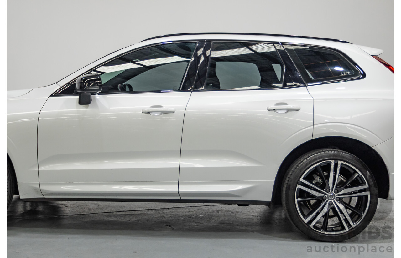 3/2020 Volvo XC60 T6 R-Design (AWD) 246 MY20 4d Wagon Crystal White Pearl Turbo & Supercharged 2.0L
