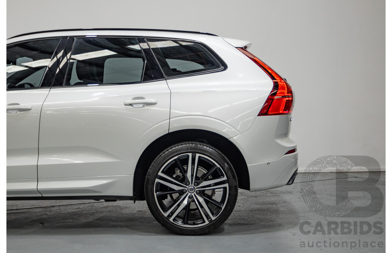 3/2020 Volvo XC60 T6 R-Design (AWD) 246 MY20 4d Wagon Crystal White Pearl Turbo & Supercharged 2.0L