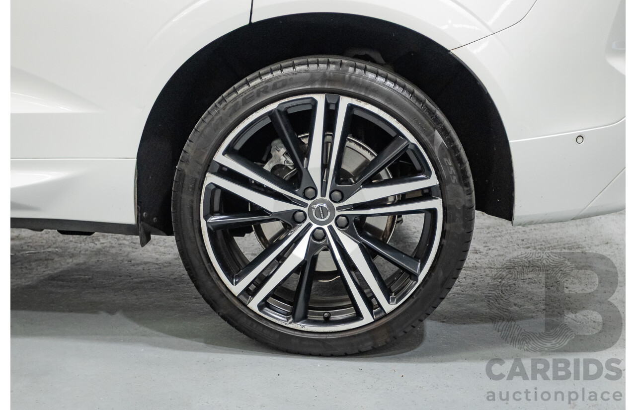 3/2020 Volvo XC60 T6 R-Design (AWD) 246 MY20 4d Wagon Crystal White Pearl Turbo & Supercharged 2.0L
