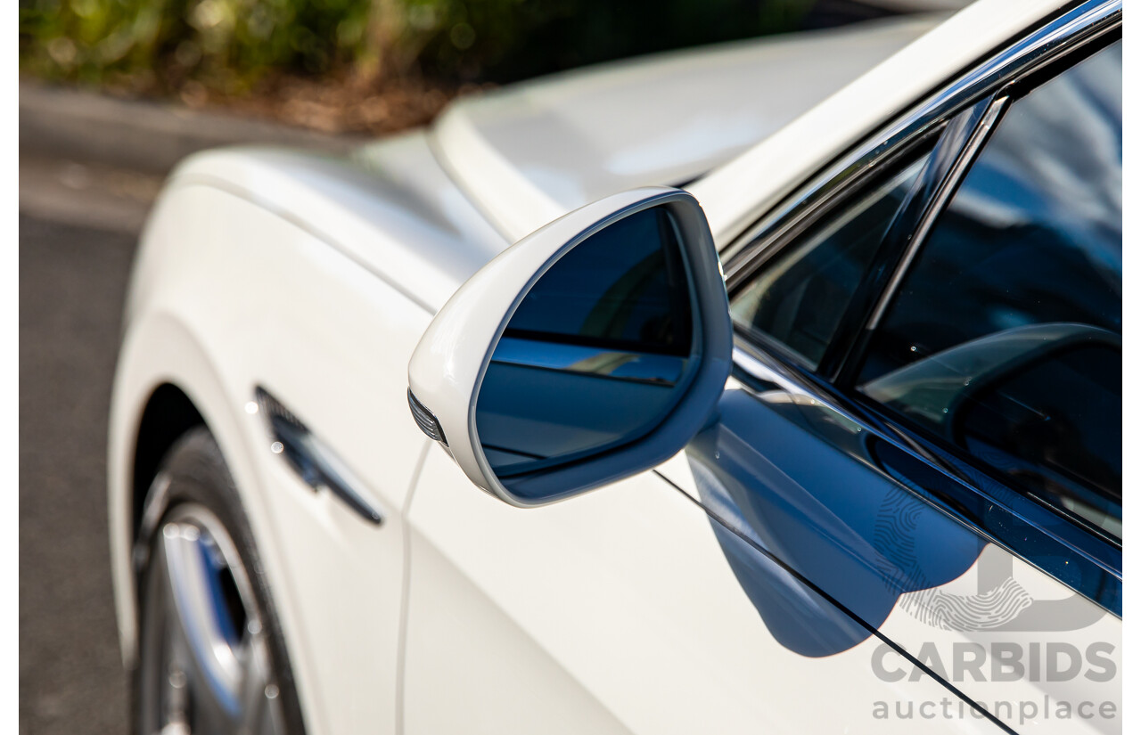 12/2014 Bentley Flying Spur V8 Mulliner (AWD) 3W MY15 4d Sedan Glacier White Twin Turbo V8 4.0L