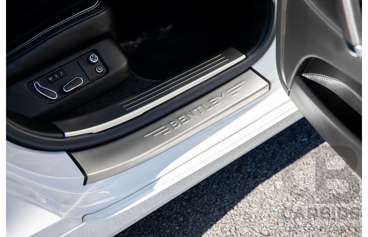12/2014 Bentley Flying Spur V8 Mulliner (AWD) 3W MY15 4d Sedan Glacier White Twin Turbo V8 4.0L