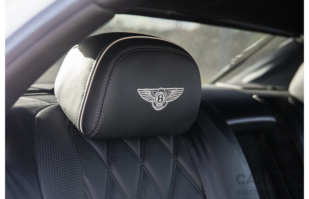 12/2014 Bentley Flying Spur V8 Mulliner (AWD) 3W MY15 4d Sedan Glacier White Twin Turbo V8 4.0L