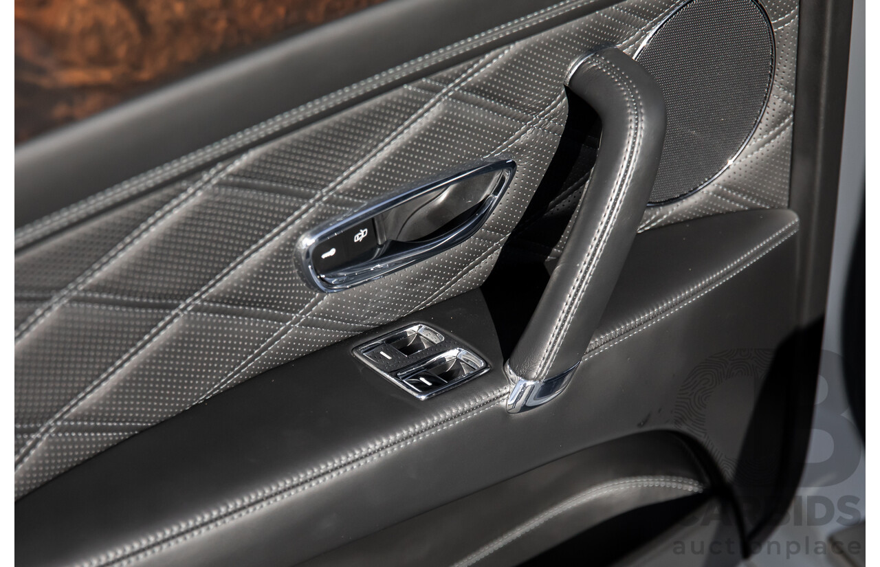12/2014 Bentley Flying Spur V8 Mulliner (AWD) 3W MY15 4d Sedan Glacier White Twin Turbo V8 4.0L