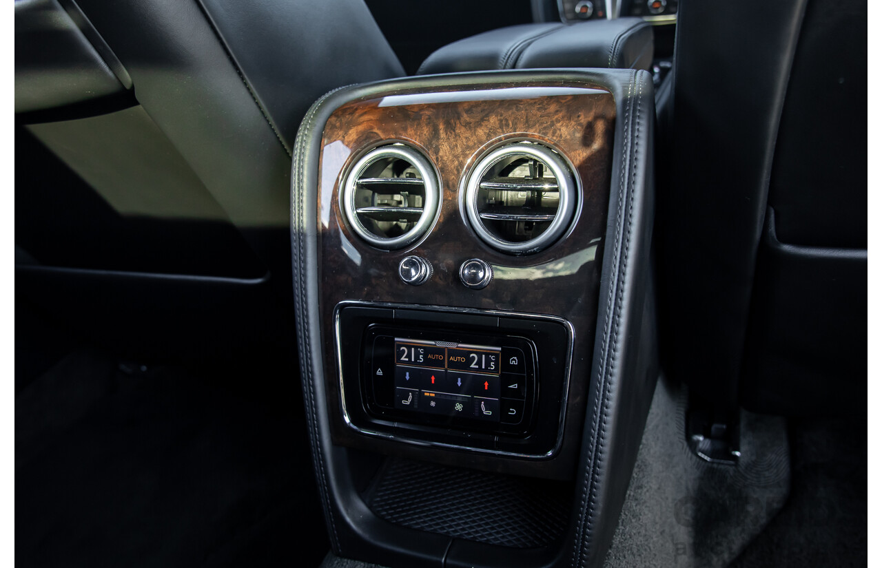 12/2014 Bentley Flying Spur V8 Mulliner (AWD) 3W MY15 4d Sedan Glacier White Twin Turbo V8 4.0L