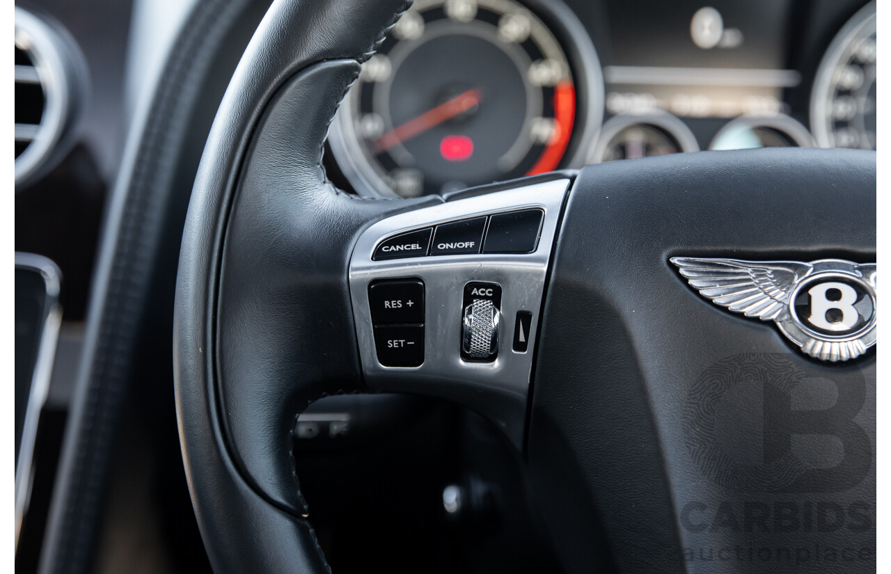12/2014 Bentley Flying Spur V8 Mulliner (AWD) 3W MY15 4d Sedan Glacier White Twin Turbo V8 4.0L