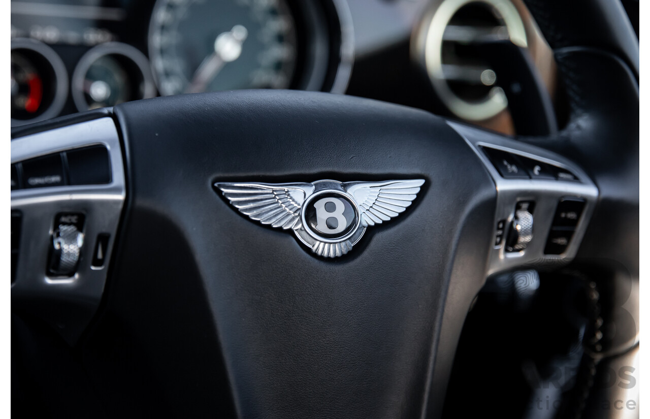 12/2014 Bentley Flying Spur V8 Mulliner (AWD) 3W MY15 4d Sedan Glacier White Twin Turbo V8 4.0L