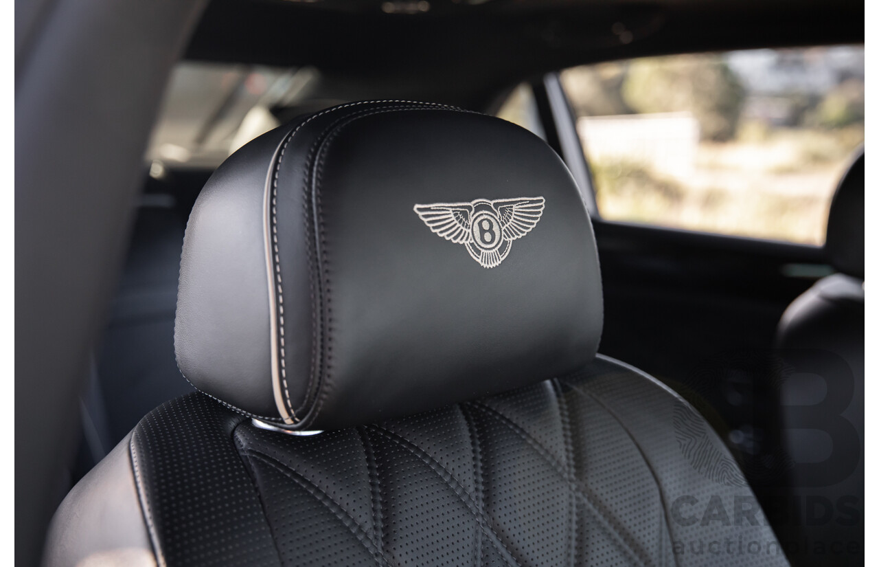 12/2014 Bentley Flying Spur V8 Mulliner (AWD) 3W MY15 4d Sedan Glacier White Twin Turbo V8 4.0L