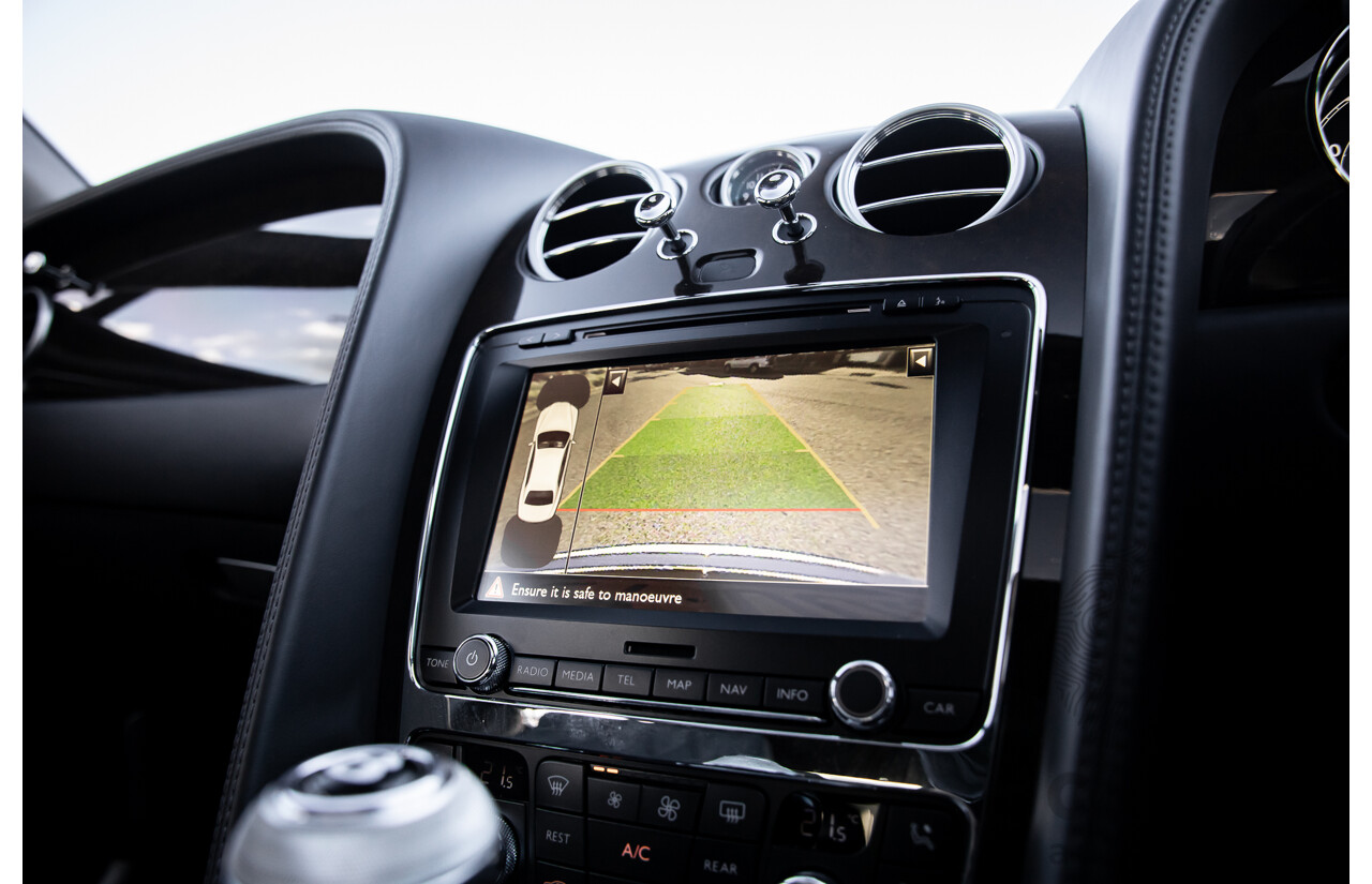 12/2014 Bentley Flying Spur V8 Mulliner (AWD) 3W MY15 4d Sedan Glacier White Twin Turbo V8 4.0L