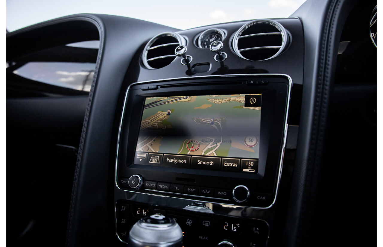 12/2014 Bentley Flying Spur V8 Mulliner (AWD) 3W MY15 4d Sedan Glacier White Twin Turbo V8 4.0L