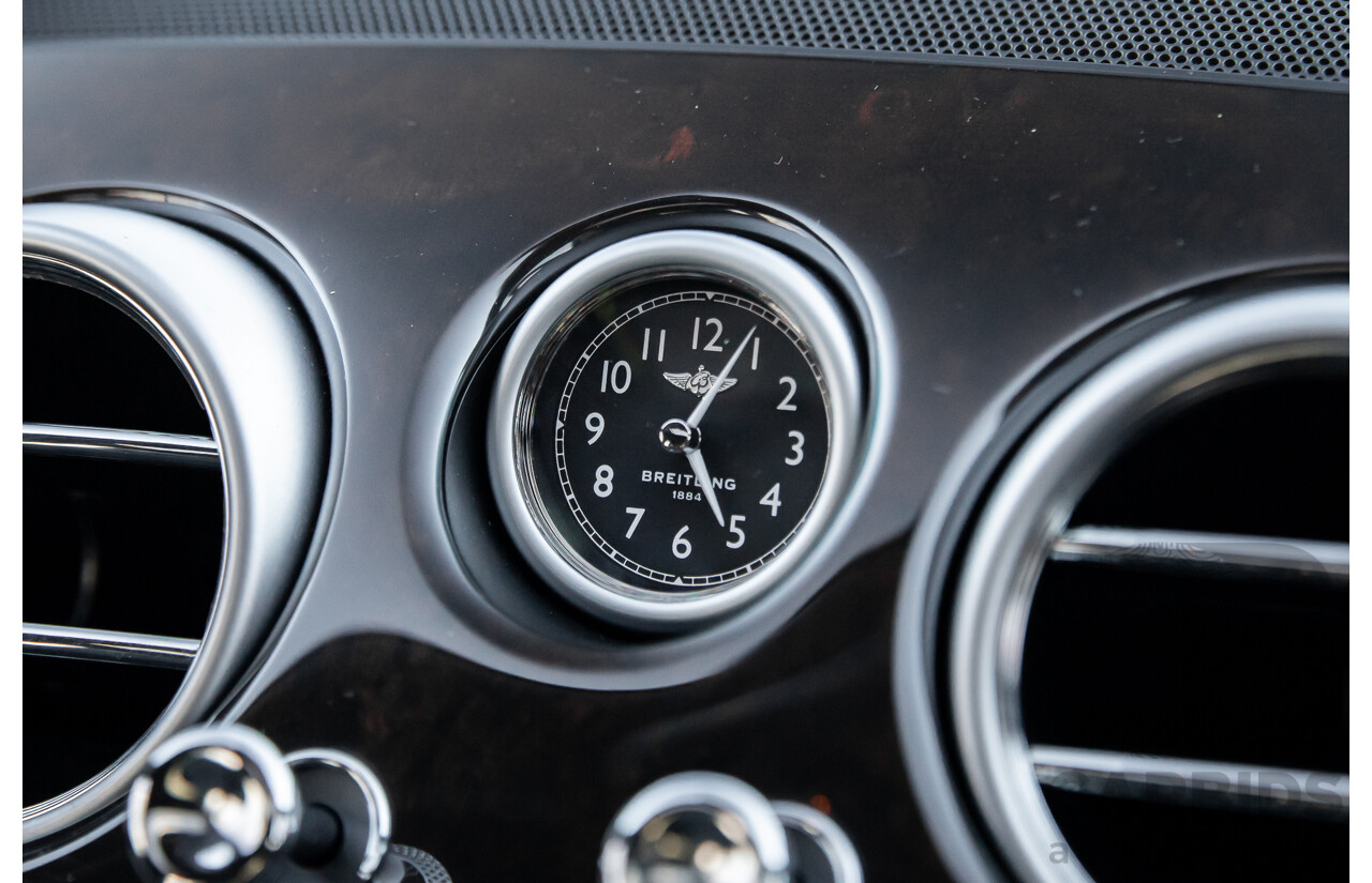 12/2014 Bentley Flying Spur V8 Mulliner (AWD) 3W MY15 4d Sedan Glacier White Twin Turbo V8 4.0L