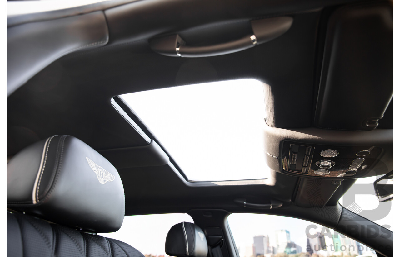 12/2014 Bentley Flying Spur V8 Mulliner (AWD) 3W MY15 4d Sedan Glacier White Twin Turbo V8 4.0L
