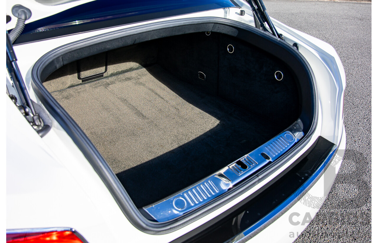 12/2014 Bentley Flying Spur V8 Mulliner (AWD) 3W MY15 4d Sedan Glacier White Twin Turbo V8 4.0L