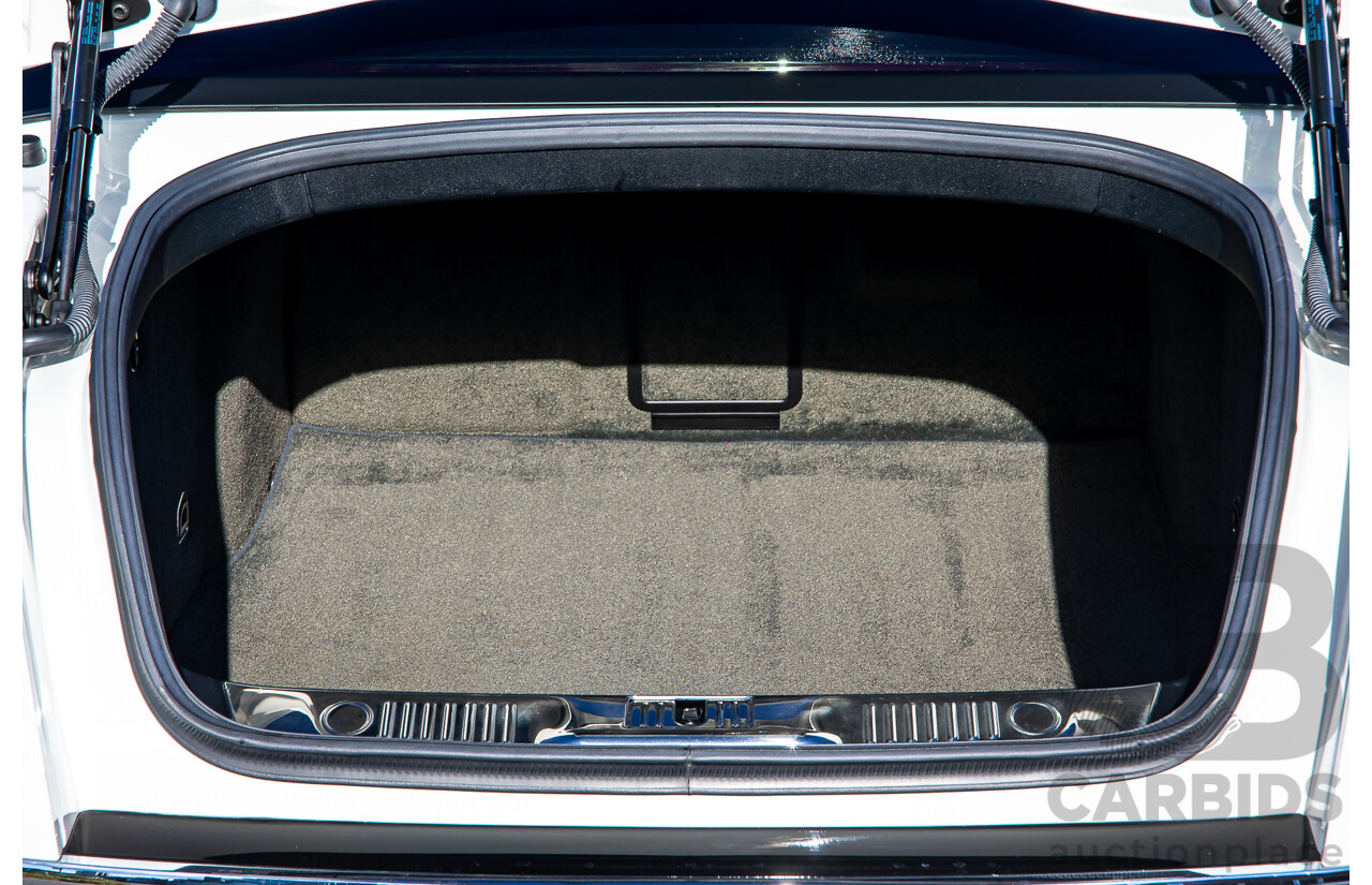 12/2014 Bentley Flying Spur V8 Mulliner (AWD) 3W MY15 4d Sedan Glacier White Twin Turbo V8 4.0L