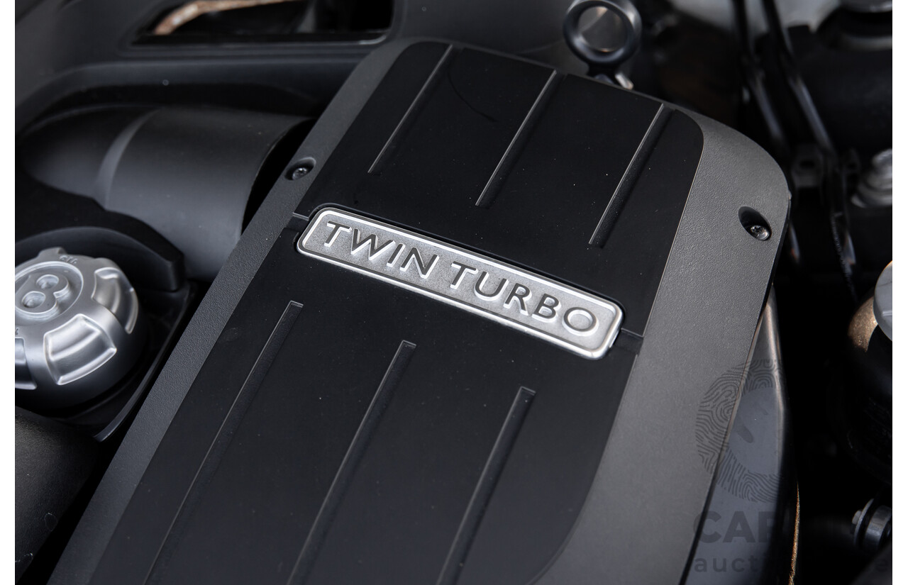 12/2014 Bentley Flying Spur V8 Mulliner (AWD) 3W MY15 4d Sedan Glacier White Twin Turbo V8 4.0L
