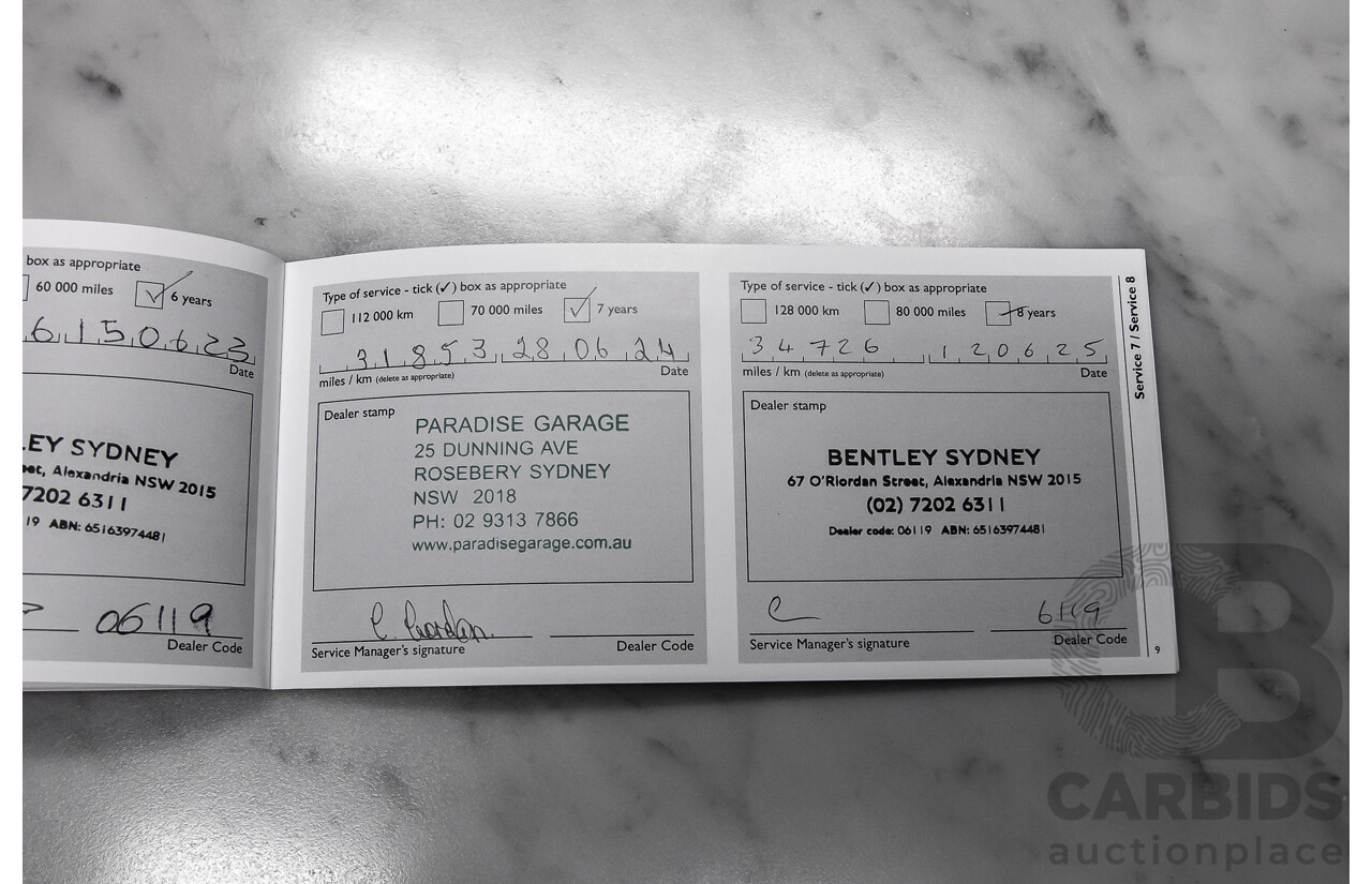 12/2014 Bentley Flying Spur V8 Mulliner (AWD) 3W MY15 4d Sedan Glacier White Twin Turbo V8 4.0L
