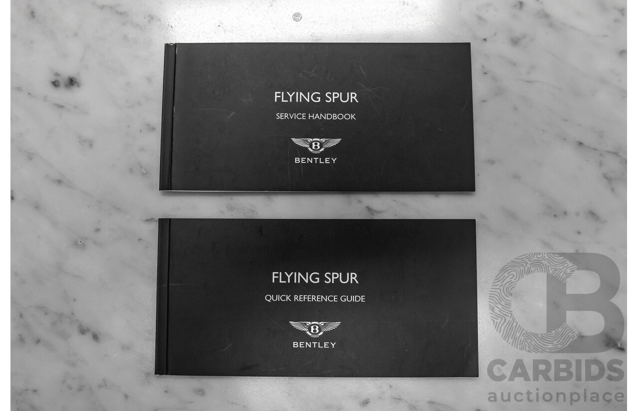 12/2014 Bentley Flying Spur V8 Mulliner (AWD) 3W MY15 4d Sedan Glacier White Twin Turbo V8 4.0L