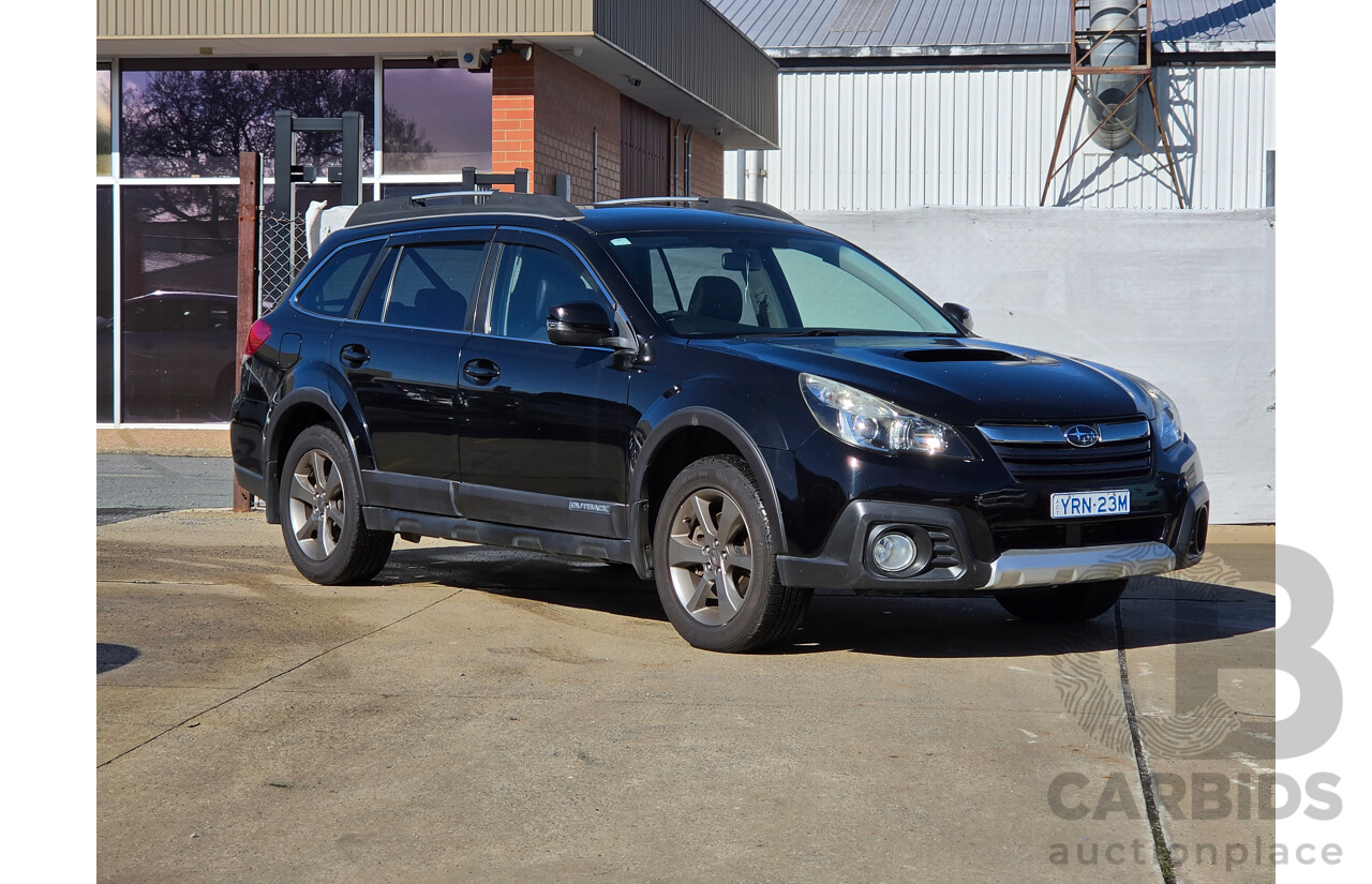 3/2014 Subaru Outback 2.0D Premium MY14 4d Wagon Black 2.0L
