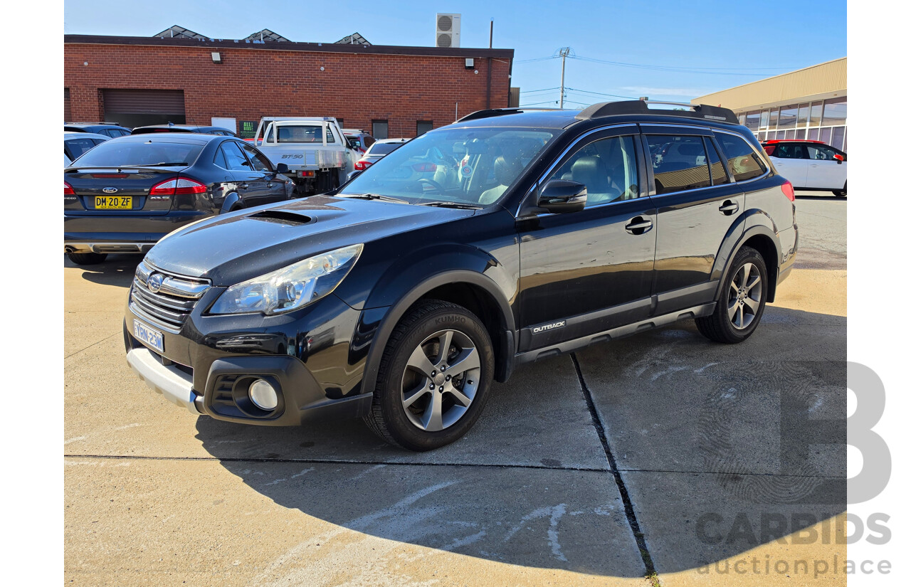 3/2014 Subaru Outback 2.0D Premium MY14 4d Wagon Black 2.0L