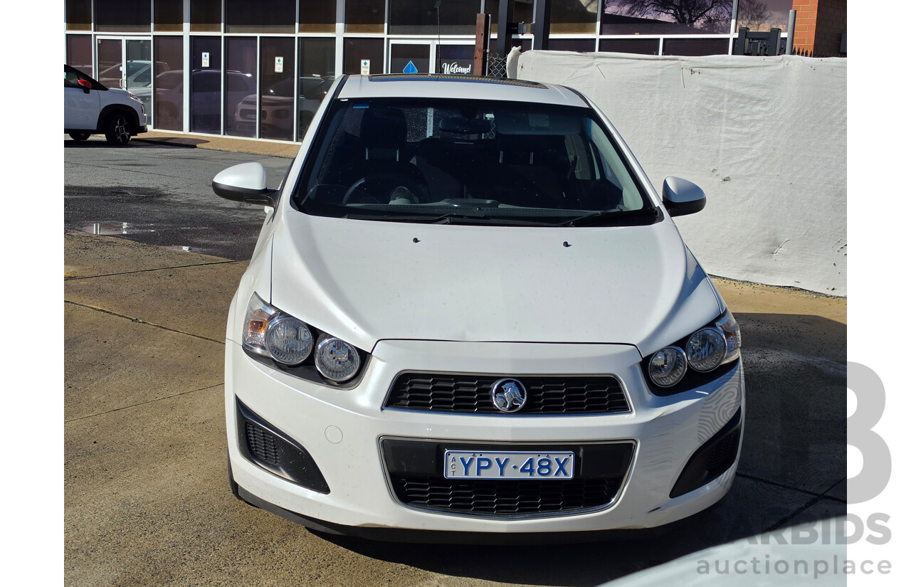 5/2013 Holden Barina CD TM MY13 5d Hatchback White 1.6L