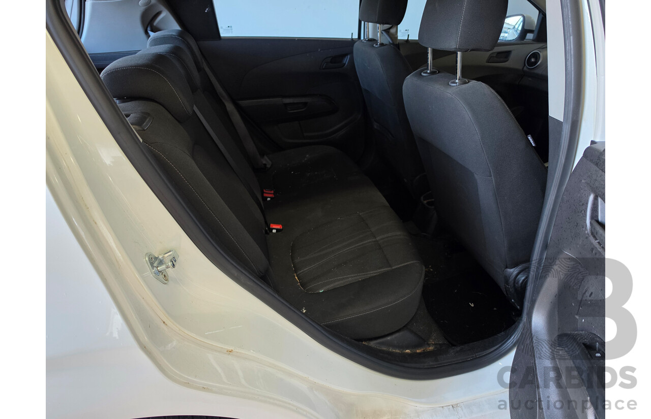 5/2013 Holden Barina CD TM MY13 5d Hatchback White 1.6L