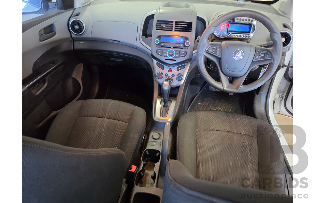 5/2013 Holden Barina CD TM MY13 5d Hatchback White 1.6L