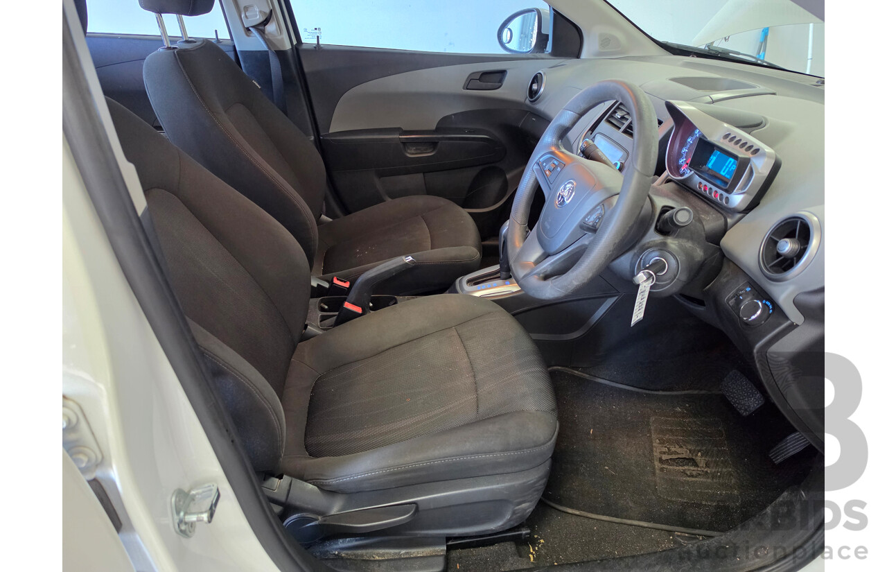 5/2013 Holden Barina CD TM MY13 5d Hatchback White 1.6L