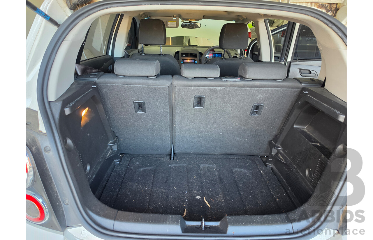 5/2013 Holden Barina CD TM MY13 5d Hatchback White 1.6L