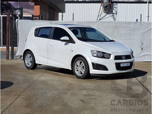 5/2013 Holden Barina CD TM MY13 5d Hatchback White 1.6L