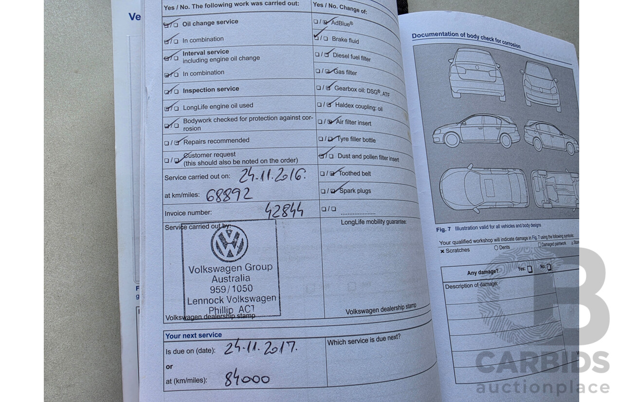 8/2013 Volkswagen Tiguan 118 TSI (4x2) 5NC MY13.5 4d Wagon White 1.4L