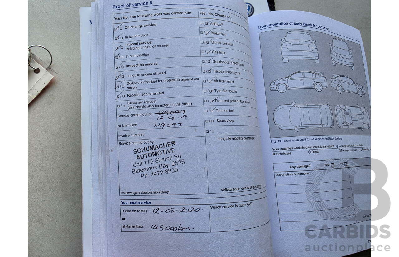 8/2013 Volkswagen Tiguan 118 TSI (4x2) 5NC MY13.5 4d Wagon White 1.4L