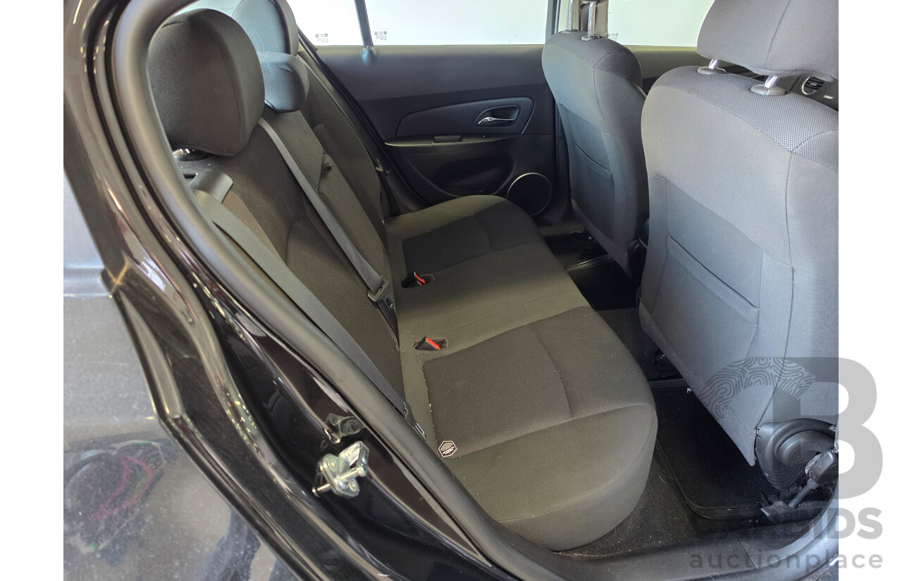 4/2015 Holden Cruze Equipe JH MY14 5d Hatchback Black 1.8L