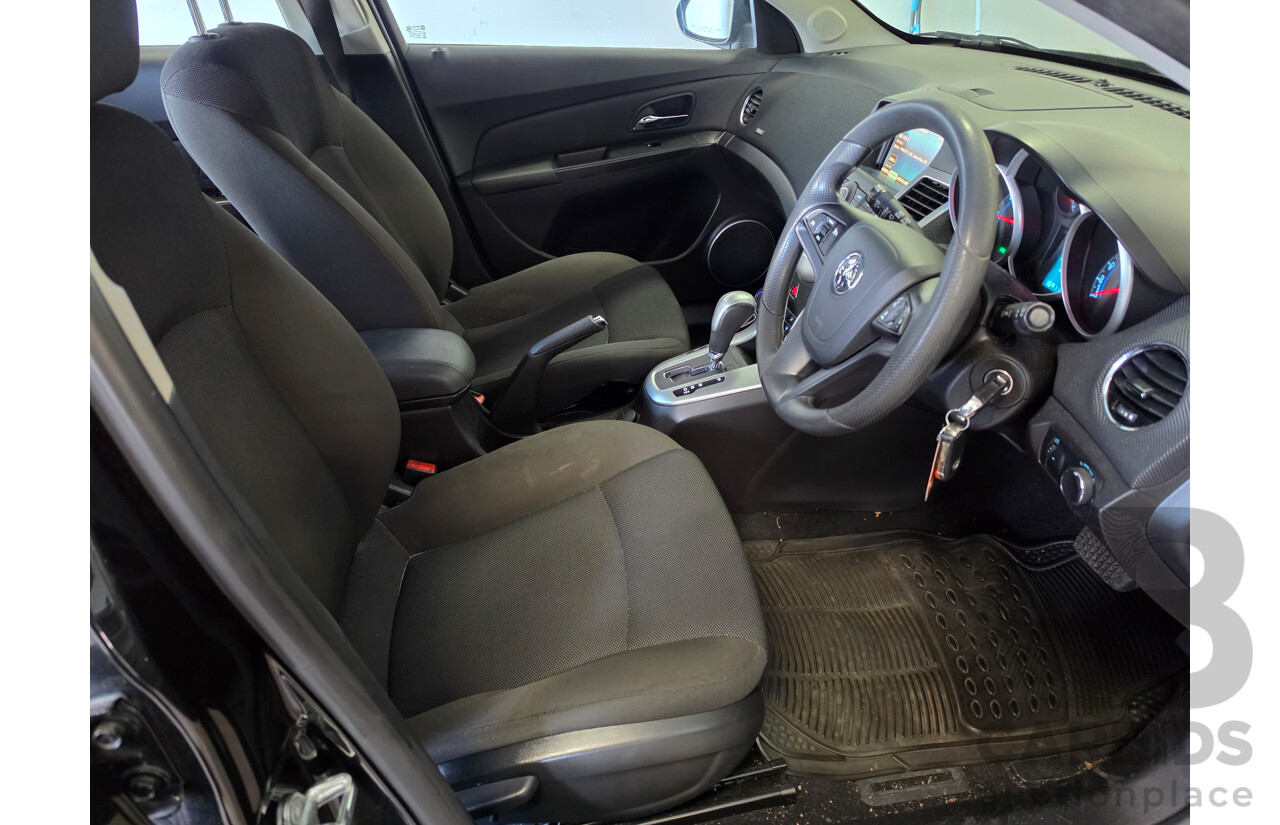 4/2015 Holden Cruze Equipe JH MY14 5d Hatchback Black 1.8L