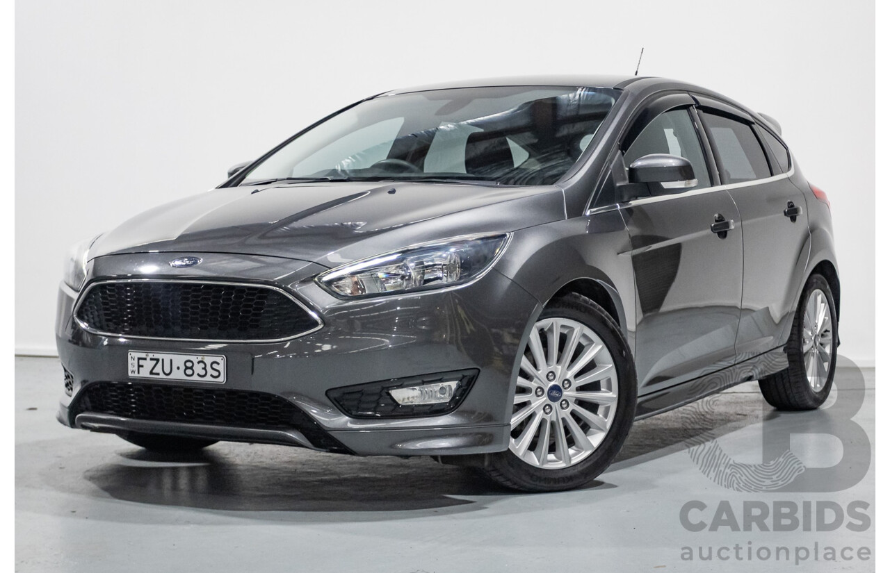 8/2016 Ford Focus Sport LZ 5d Hatchback Magnetic Grey Turbo 1.5L