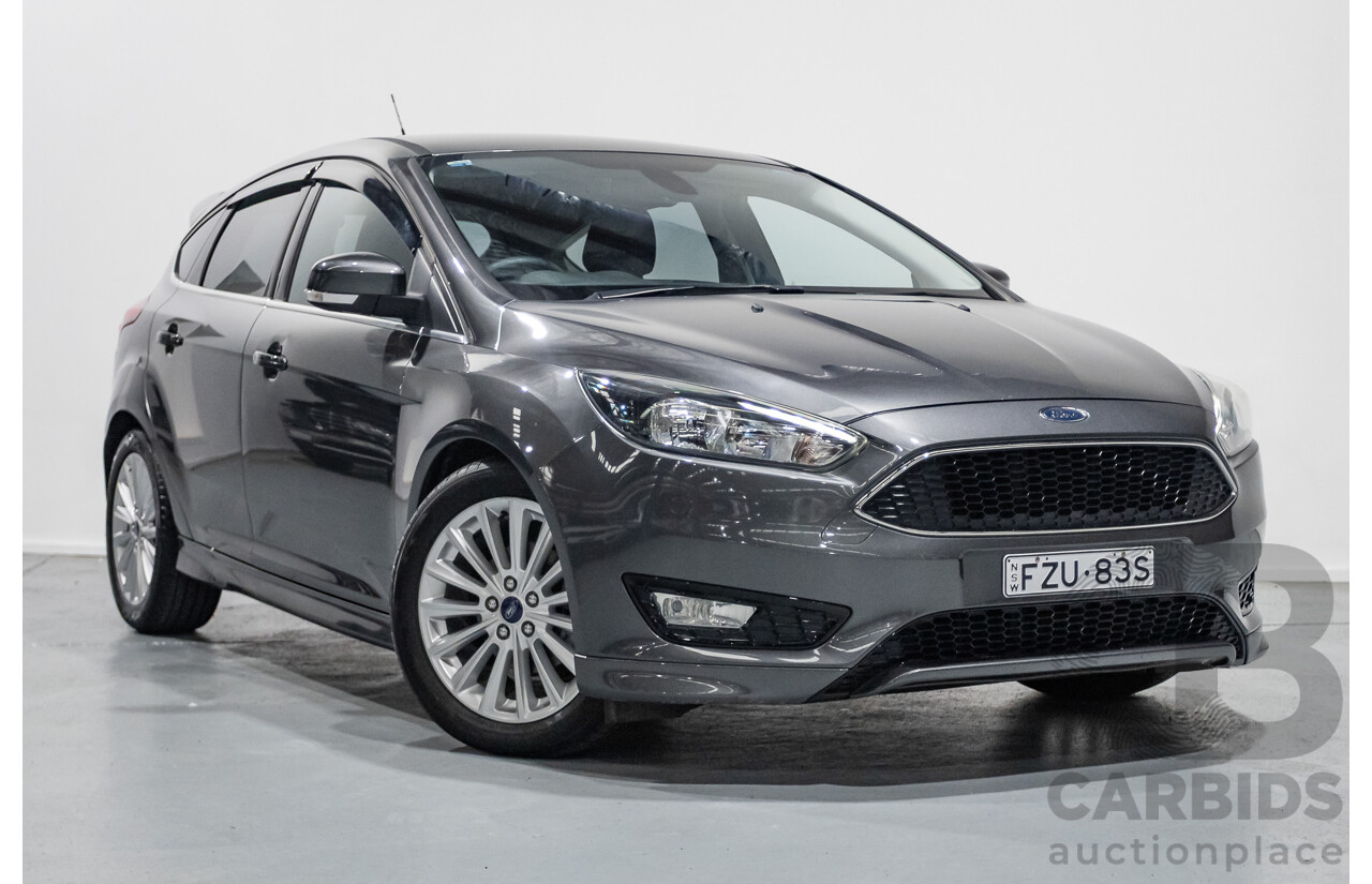 8/2016 Ford Focus Sport LZ 5d Hatchback Magnetic Grey Turbo 1.5L