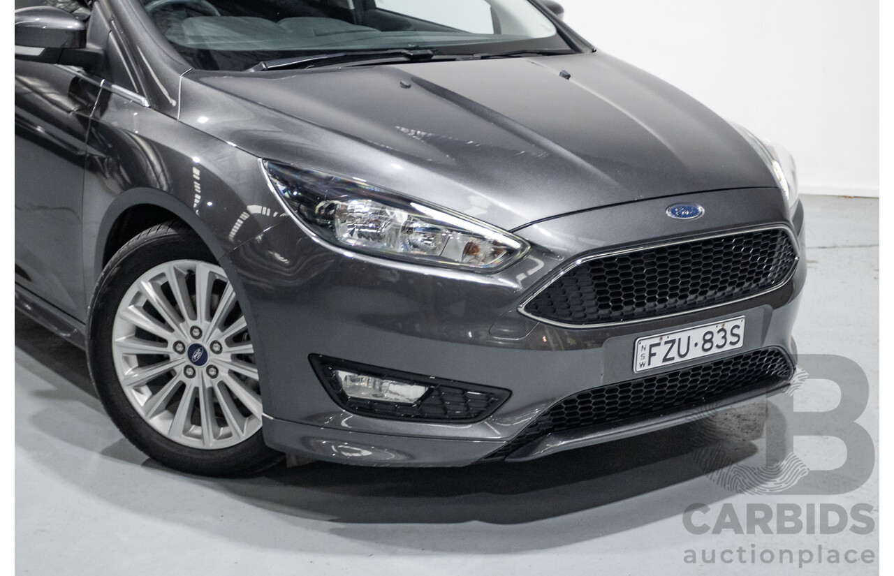 8/2016 Ford Focus Sport LZ 5d Hatchback Magnetic Grey Turbo 1.5L