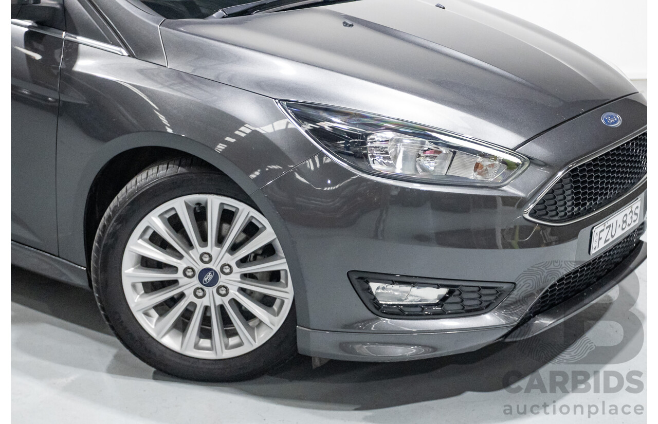 8/2016 Ford Focus Sport LZ 5d Hatchback Magnetic Grey Turbo 1.5L