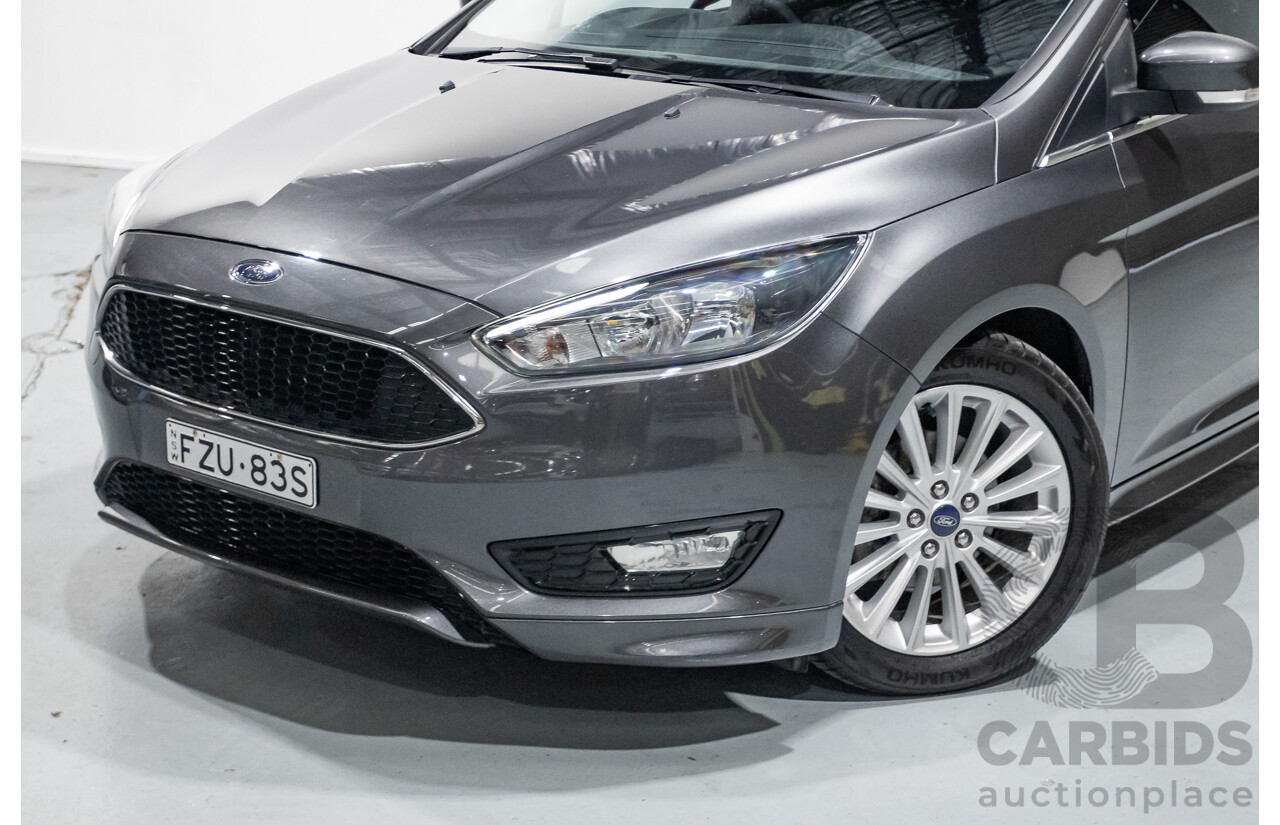 8/2016 Ford Focus Sport LZ 5d Hatchback Magnetic Grey Turbo 1.5L