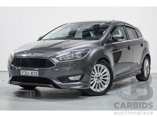 8/2016 Ford Focus Sport LZ 5d Hatchback Magnetic Grey Turbo 1.5L