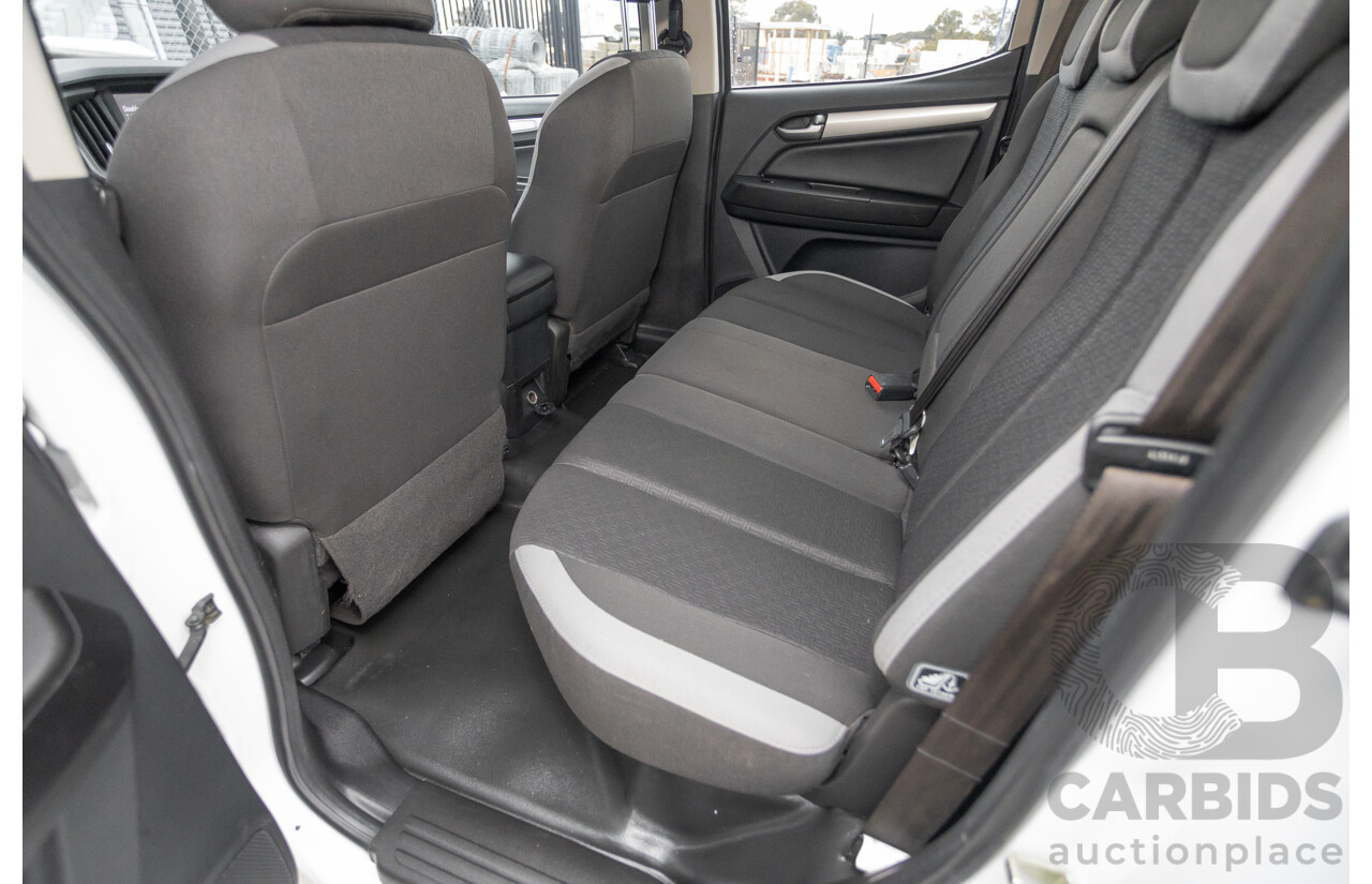 12/2017 Holden Colorado LS (4x4) RG MY18 Crew Cab P/Up White Turbo Diesel 2.8L