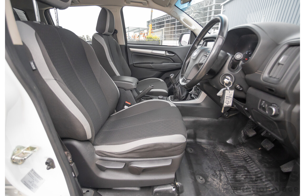 12/2017 Holden Colorado LS (4x4) RG MY18 Crew Cab P/Up White Turbo Diesel 2.8L