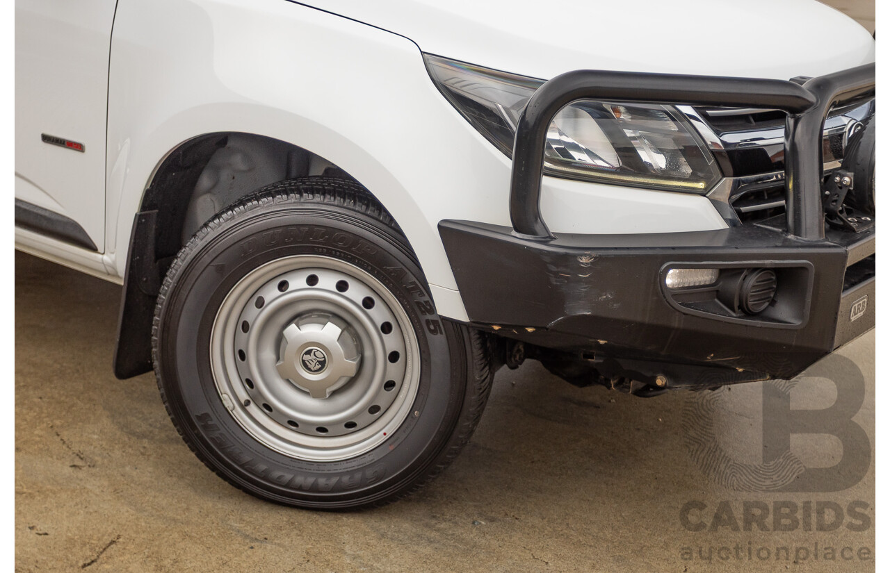 12/2017 Holden Colorado LS (4x4) RG MY18 Crew Cab P/Up White Turbo Diesel 2.8L