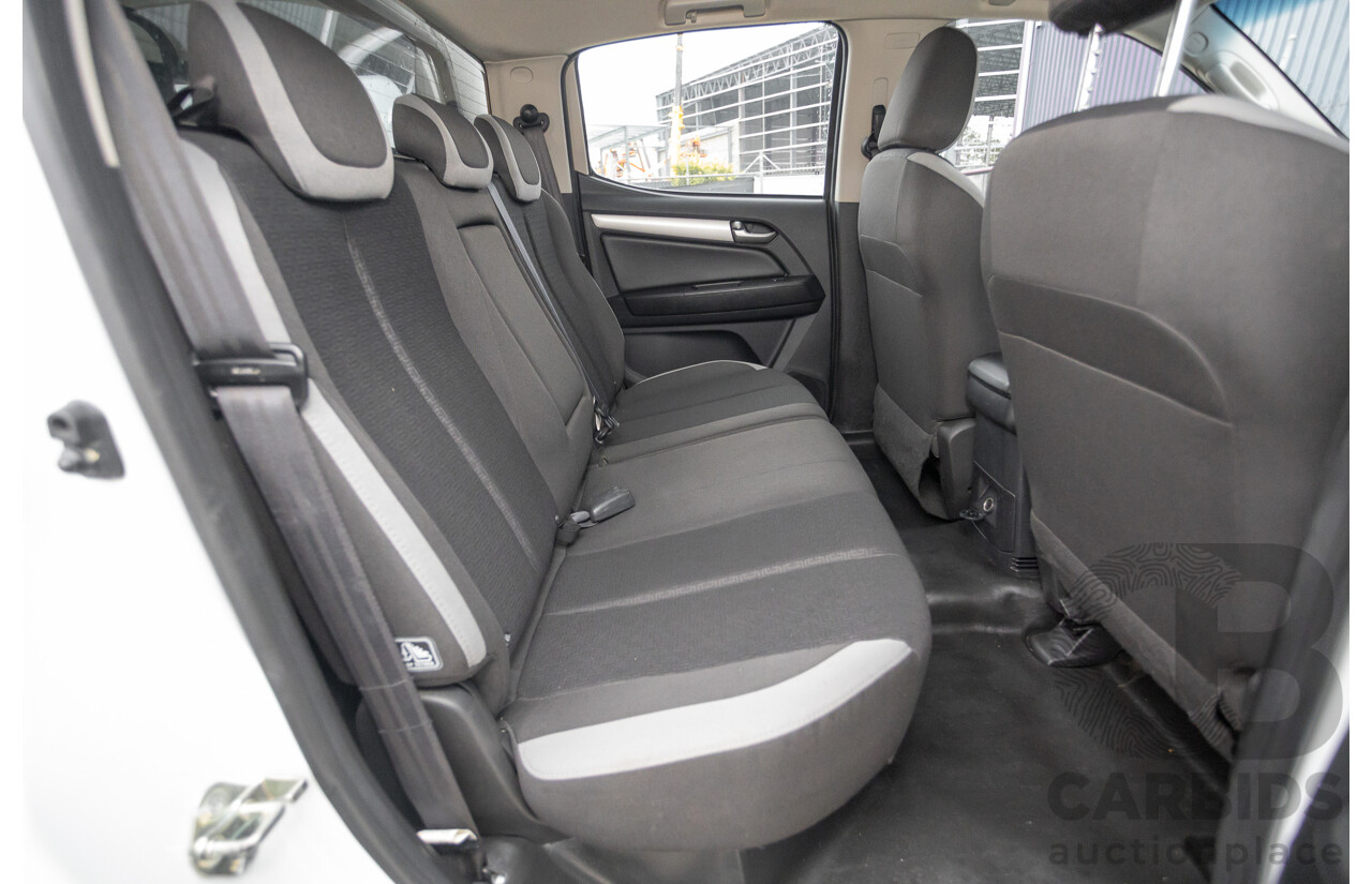 12/2017 Holden Colorado LS (4x4) RG MY18 Crew Cab P/Up White Turbo Diesel 2.8L