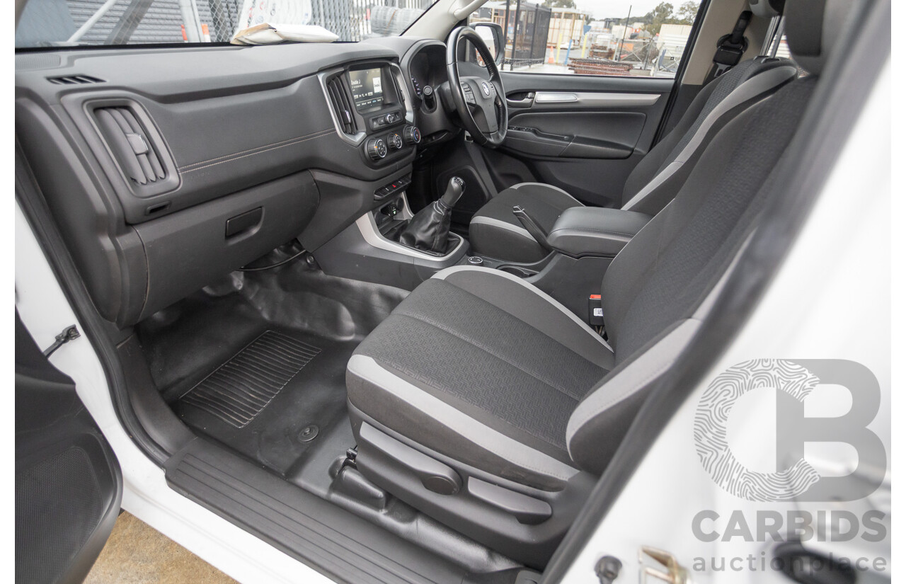 12/2017 Holden Colorado LS (4x4) RG MY18 Crew Cab P/Up White Turbo Diesel 2.8L