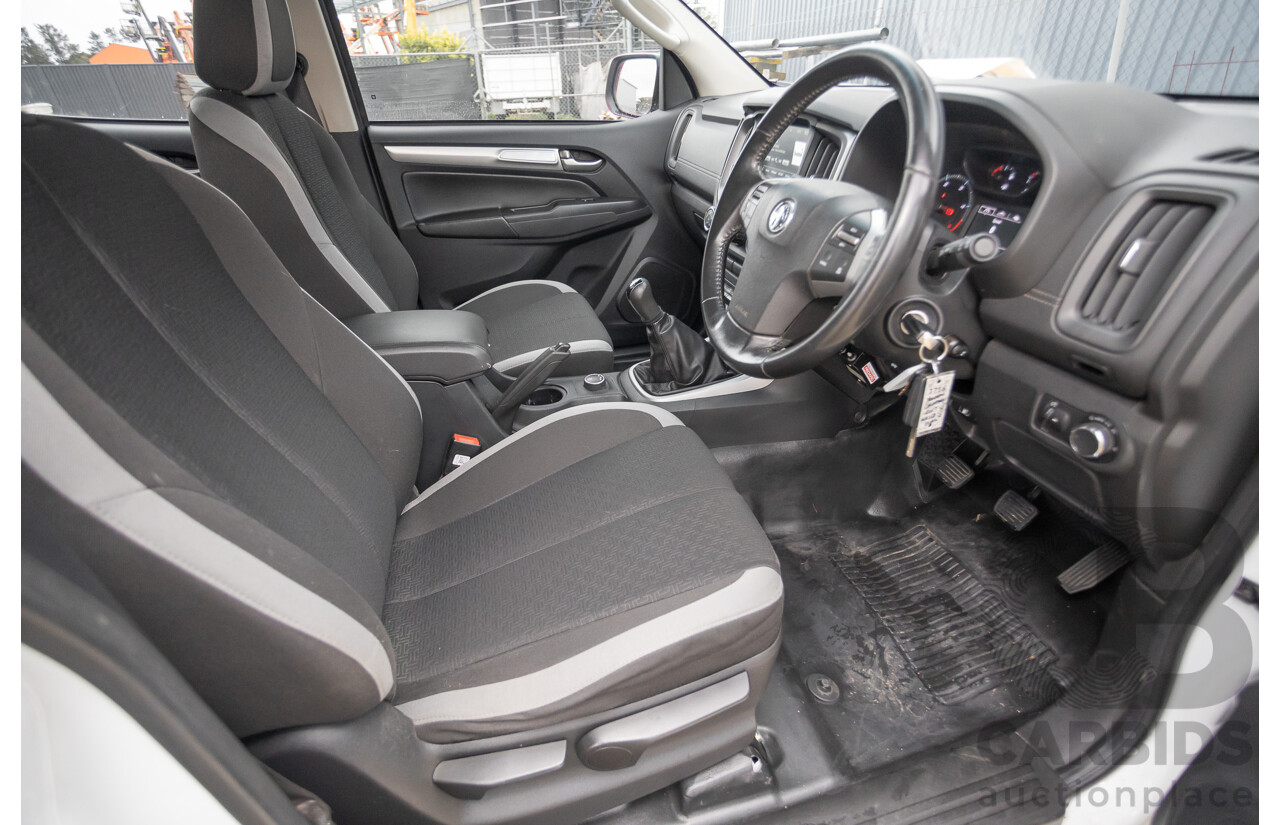 12/2017 Holden Colorado LS (4x4) RG MY18 Crew Cab P/Up White Turbo Diesel 2.8L