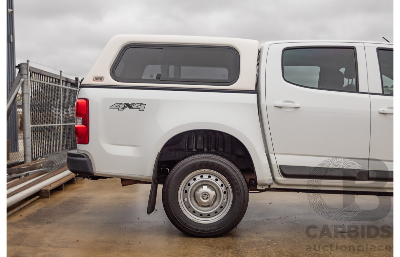 12/2017 Holden Colorado LS (4x4) RG MY18 Crew Cab P/Up White Turbo Diesel 2.8L