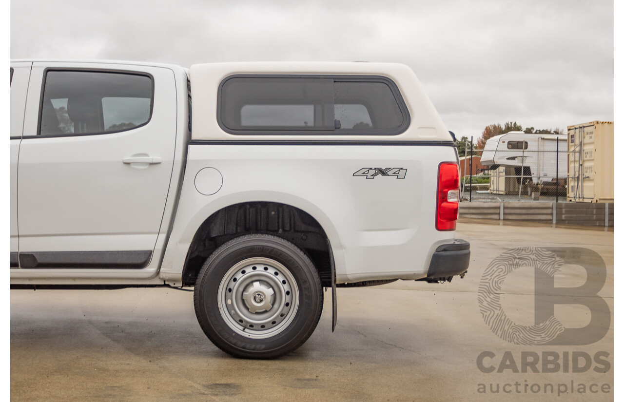 12/2017 Holden Colorado LS (4x4) RG MY18 Crew Cab P/Up White Turbo Diesel 2.8L