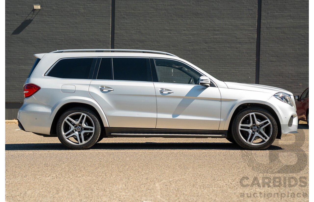 2/2019 Mercedes Benz GLS 350d AMG Pack 4MATIC (AWD) X166 MY18 4d Wagon Iridium Silver Metallic Turbo V6 3.0L